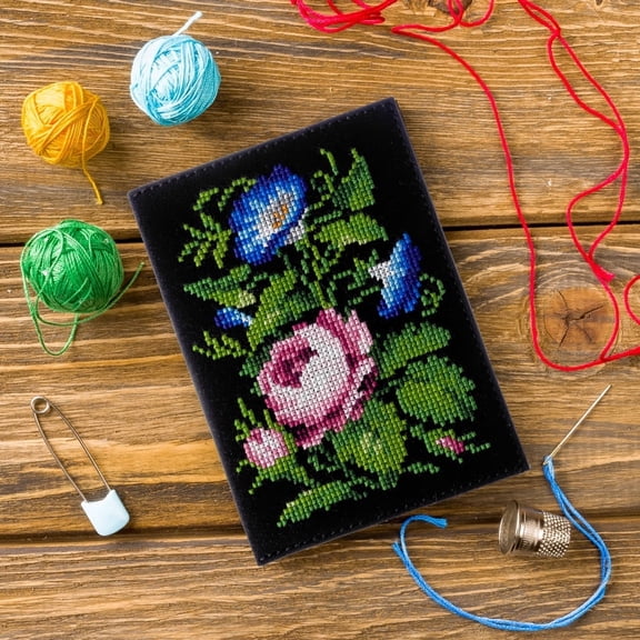 Wizardi Cross-Stitch kit on Artificial Leather FLHL-044 Wonderland Crafts