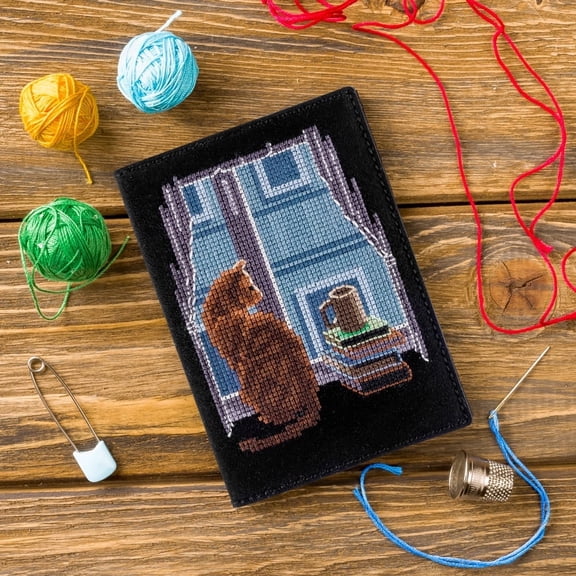 Wizardi Cross-Stitch kit on Artificial Leather FLHL-047 Wonderland Crafts