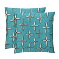 thumbnail image 1 of Cross with Unique Patterns Covers - Set of 2 Throw Pillows for Home Decor - Available in 16x16, 18x18, 20x20 Inches for Various Occasions, 1 of 6