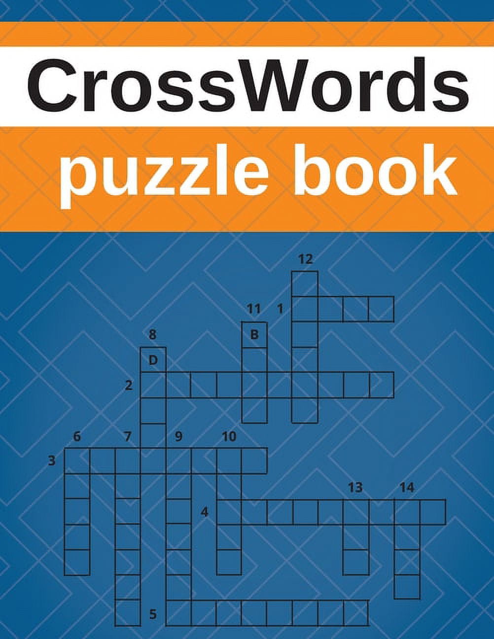CrossWords puzzle book Crossword activity puzzle book for adults