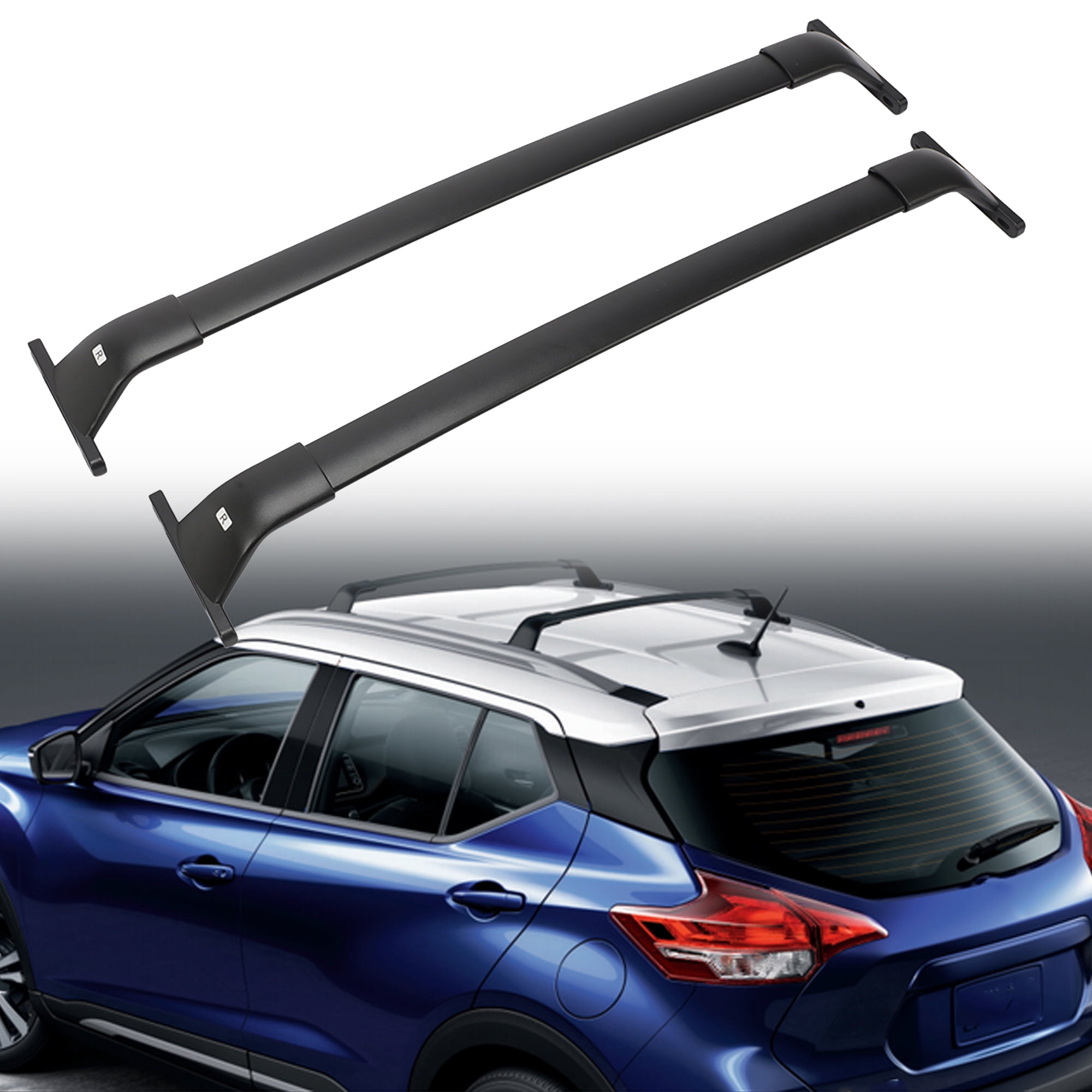 Crossbars Cross bars Fits For Nissan Kicks 2017-2024 Roof Rack Rail ...