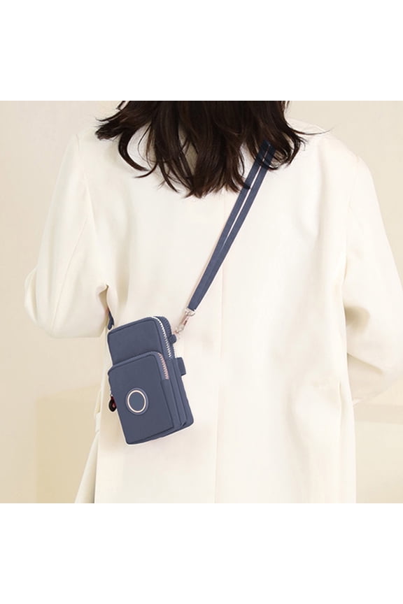 Crossbody Backpack Strap Bag Hiking Backpack Chest Bag Multipurpose For Travel Strap Bag Navy Oxford Cloth Material