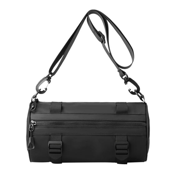 Crossbody Bag, Cylindrical Shoulder Bag, Waterproof Travel Bag with Large Capacity, Lightweight and Organized Men's Chest Bag