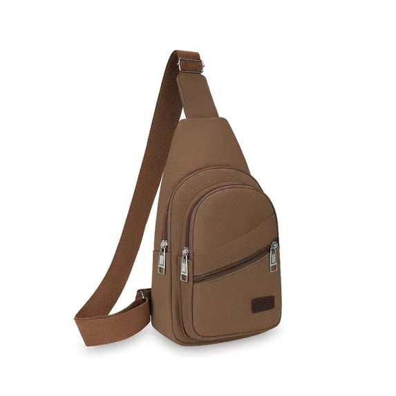Crossbody Bag for Men Messenger Shoulder Bag with Zipper Closure, Waterproof Travel Crossbody Phone Bag for Work and Commuting, Stylish Outdoor Chest Bag for Daily and Sports with Adjustable Strap