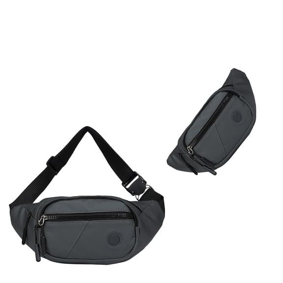 Crossbody Bag Men Waterproof Chest Backpack Lightweight Large Capacity Messenger Bag with Adjustable Strap Headphone Port for Travel Outdoor Sports Commuting Hiking Daily Leisure Use