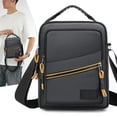 thumbnail image 1 of Crossbody Bag Men’s Chest Bag,Waterproof Multifunctional Sports & Outdoor Shoulder Bag with Adjustable Strap,Lightweight Daily Travel Work or Hiking Bag for Phones Wallets & Small Items 190-Gray, 1 of 6