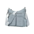thumbnail image 1 of Crossbody Bag Nylon Cloth Bag Multi Compartment Medium Bag Middle Aged Casual Shoulder Bag, 1 of 3