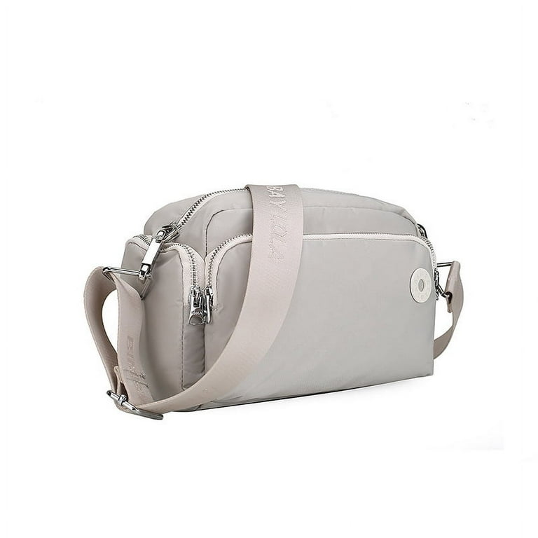 Crossbody Bag Nylon Messenger Shoulder Bag Luxury Handbags Round Logo  Design 