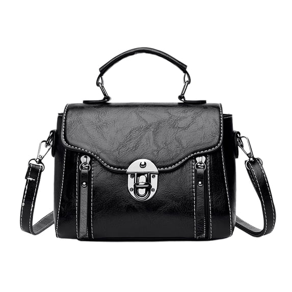 Crossbody Bag Pu Multi-Pocket Top Handle Satchel for Daily Travel Use