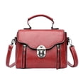 thumbnail image 1 of Crossbody Bag Pu Multi-Pocket Top Handle Satchel for Daily Travel Use, 1 of 7