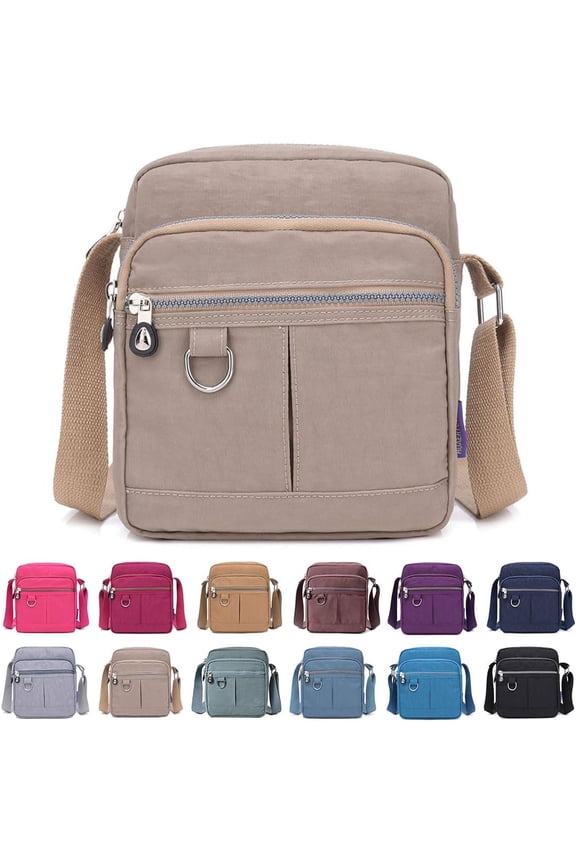 Crossbody Bag Purse For Women Nylon Waterproof Shoulder Handbags Casual Travel Messenger Bag Lightweight Pocketbooks