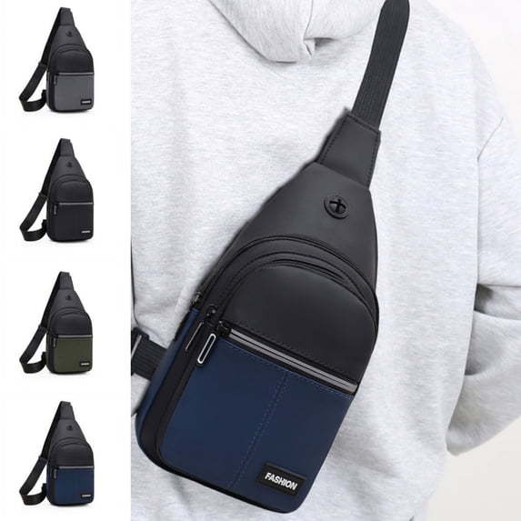 Crossbody Bag Unisex Sling Bag Shoulder Backpack Chest Bags Men Women Daypack For Hiking Camping Outdoor Trip