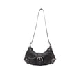 thumbnail image 1 of Crossbody Bag for Women, Retro Shoulder Handbag with Adjustable Buckle Strap, Lightweight Pleated Underarm Purse, for Daily Commute and Casual Outings, 1 of 6