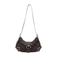 thumbnail image 1 of Crossbody Bag for Women, Retro Shoulder Handbag with Adjustable Buckle Strap, Lightweight Pleated Underarm Purse, for Daily Commute and Casual Outings, 1 of 6