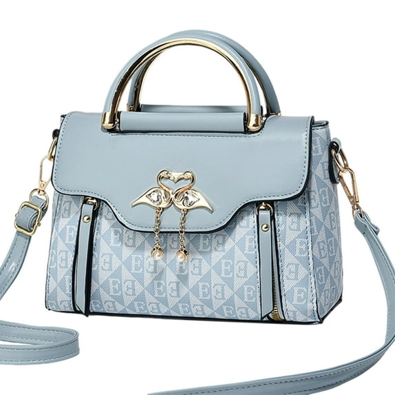 Crossbody Bag Women's Leather Crossbody Bag - Large Capacity Tote Purse, Adjustable Strap Shoulder Bag, Zipper Closure Handbag, Fashionable Purse for Daily Use, Giftable Ladies Accessory