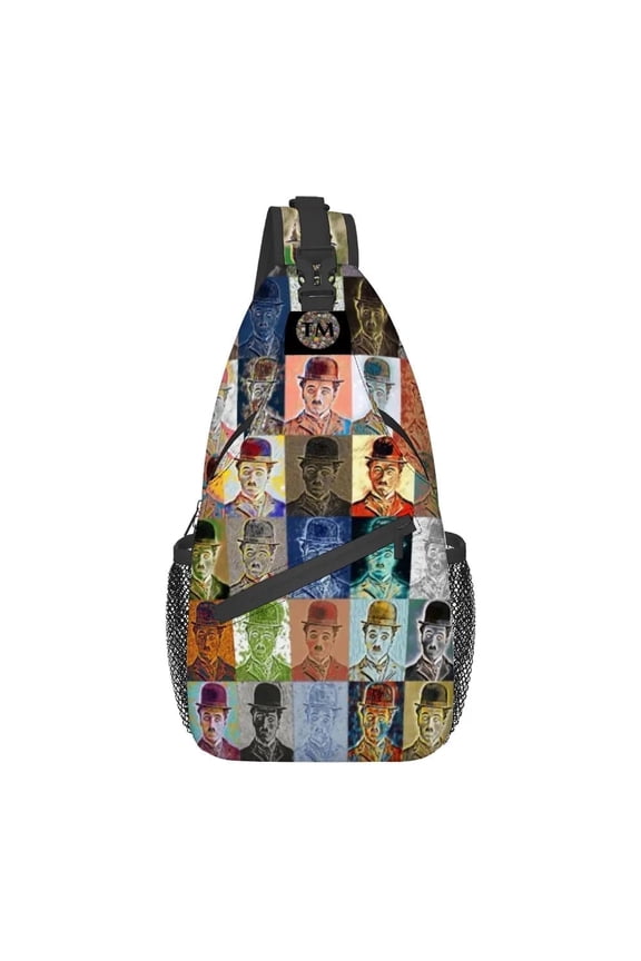 Crossbody Bag for Men and Women - Unisex - All Ages - The Merch by SIMA Visual Arts - Encore - Charlie Chaplin