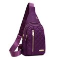 thumbnail image 1 of Crossbody Bag for Unisex,Sling Backpack with Colorful Print,Water-Resistant Lightweight with Adjustable Strap,for Daily Commute Travel Shopping, 1 of 1