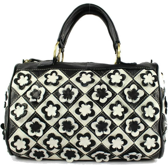 Crossbody Bag for Women Casual Shoulder Boston Bag Multicolor Floral Splicing Handbags Purse Fashion Tote Bag for Ladies