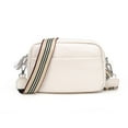 Crossbody Bag for Women Leather Wide Strap Shoulder Bag Purse Trendy
