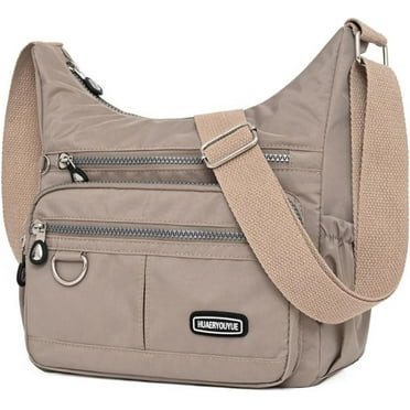 Crossbody Bag for Women Multi Pocket Shoulder Handbags Purse Waterproof Nylon Messenger Bag Ladies Travel Bag