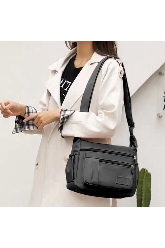 Crossbody Bag for Women Multi Pockets Cross Body Purses for Women Color Black Size One Size