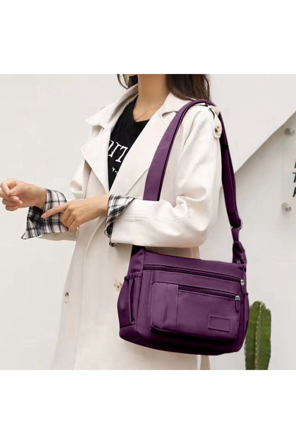 Crossbody Bag for Women Multi Pockets Cross Body Purses for Women Color Dark Purple Size One Size