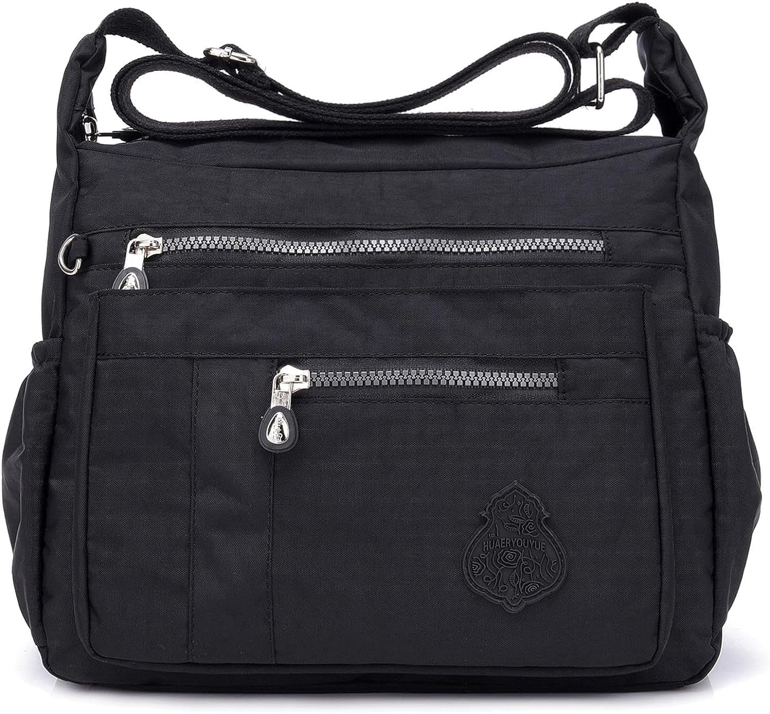 Crossbody Bag for Women, Multi Pockets Waterproof Nylon Shoulder Handbag,Crossbody Purse,Lightweight Pocketbooks