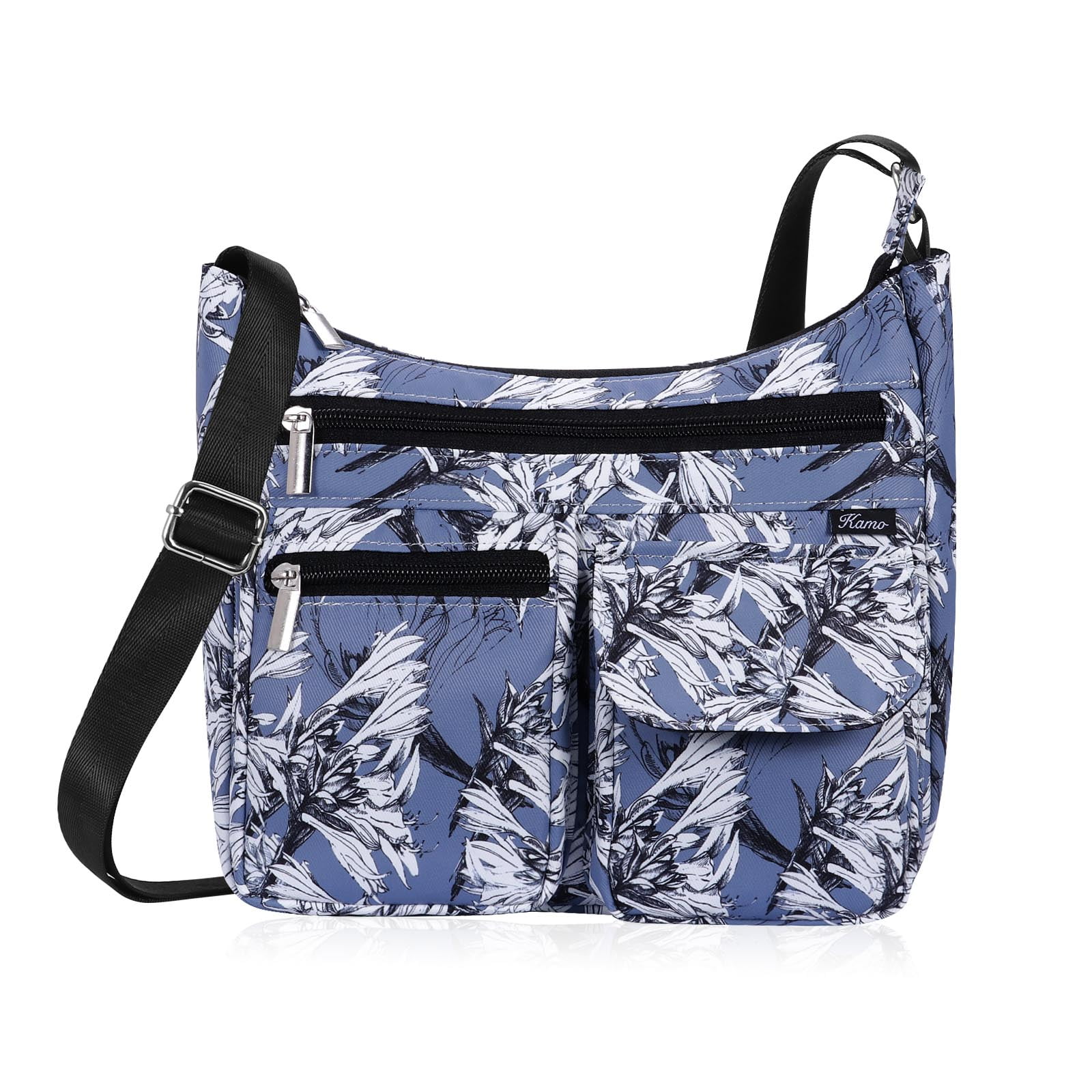 Crossbody Bag for Women - Multi-pocket Shoulder Bag Lightweight Messenger  Bag Casual printed Purse Handbag Travel Bag 