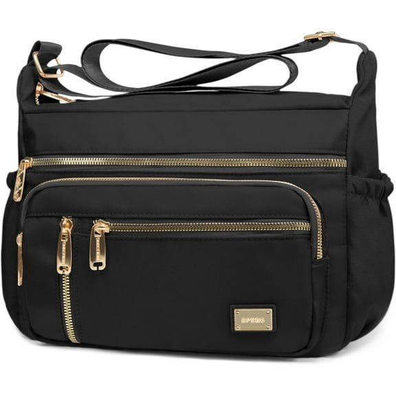 Crossbody Bag for Women, Nylon Shoulder Purse Handbag Messenger Bag, Waterproof and Multi-Pockets