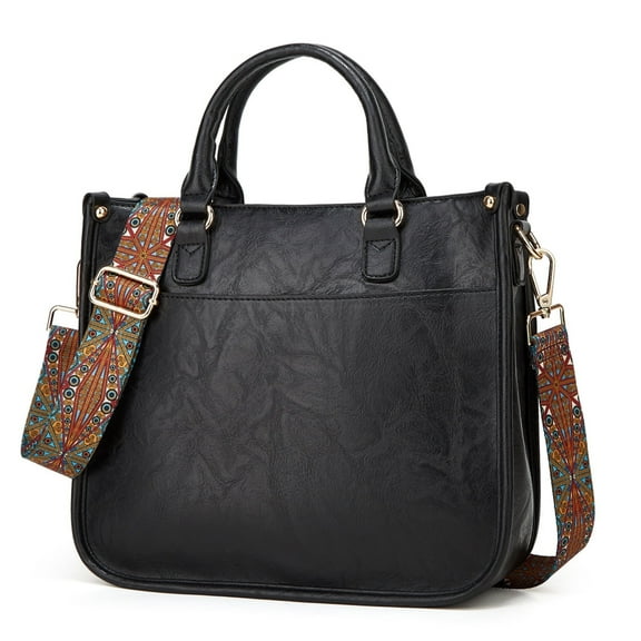 ABLEGRID Crossbody Bag for Women Purse Handbags Large Capacity Messenger Shoulder Bags Women Soft Leather