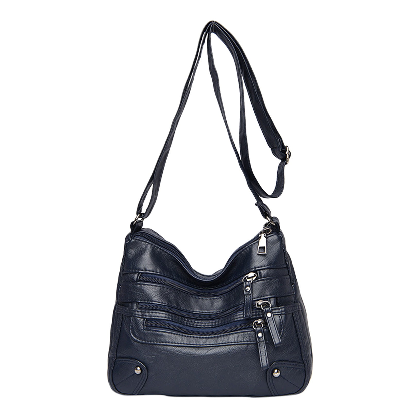 Crossbody Bag for Women Soft Leather Multi Pocket crossbody handbags Large Shoulder Hobo Purses