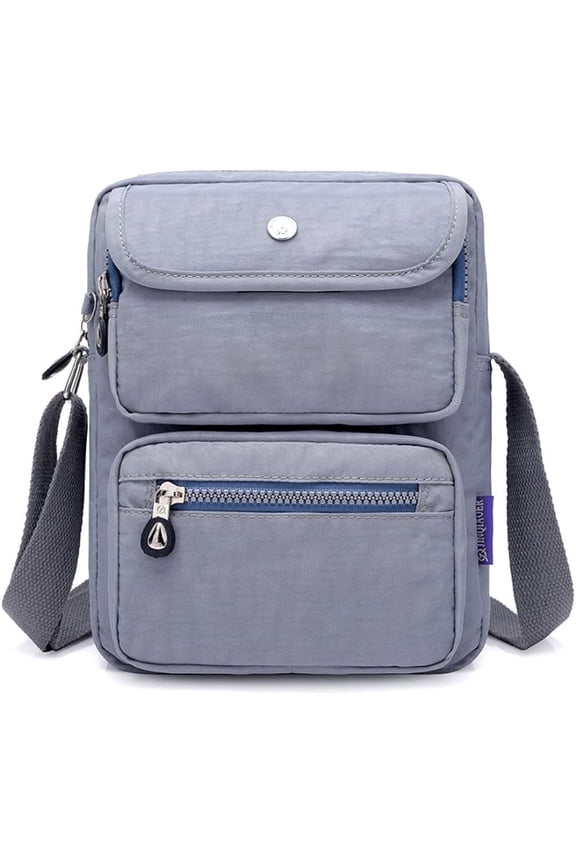 Crossbody Bag for Women Waterproof Shoulder Bag Multi-Pocket Messenger Bag Casual Nylon Purse Handbag