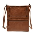 thumbnail image 1 of Crossbody Bag for Women Zip Multi Pocket Travel Purse Women's Leather Purse Satchel Classical Cross Body Zipper Shoulder Bag Messenger Bag, 1 of 5