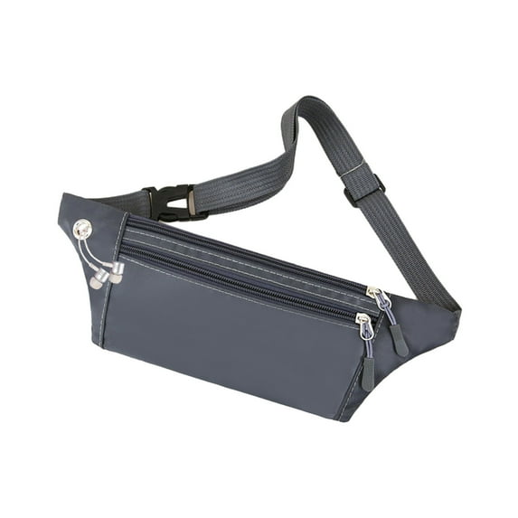 Crossbody Bags Clearance Under $5! Rvasteizo Fannys Pack for Women Men Water Proof Crosses Body Belt Bag Bums Bag with 3 Zipper Pockets Plus Size Adjustable Strap
