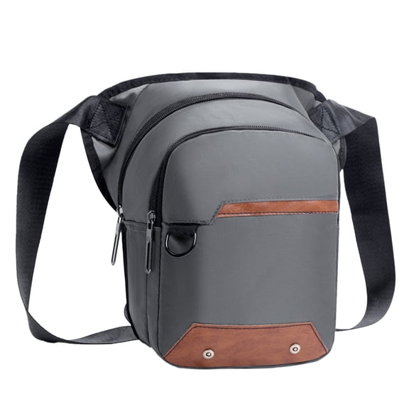 Crossbody Bags Clearance for Women and Men! Rvasteizo Crossbody Bag Men's Watertight Material Chest Bag Multifunctional Sports Outdoor Leisure Shoulder Backpack Messenger Bag