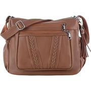 Verstarlin Crossbody Bags For Women Pocketbooks Soft PU Leather Purses and Handbags Multi Pocket Shoulder Bag