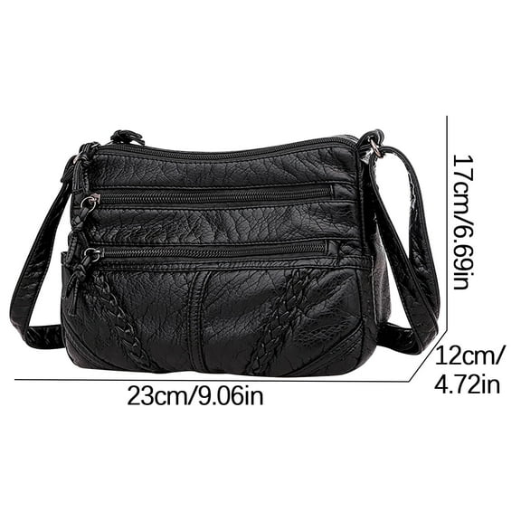 Crossbody Bags Leather 2023 New Ladies' Multi-compartment Crossbody Bag, Large Capacity Soft Leather Bag, Mom's Bag