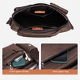 thumbnail image 1 of Crossbody Bags Leather Texture Leather Shoulder Crossbody Bag with Adjustable Shoulder Straps, Lightweight and Spacious Handbag, Suitable for Daily Travel and Work, 1 of 6