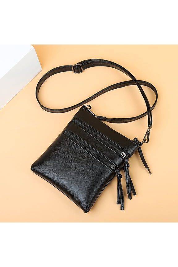 Crossbody Bags Purses for Women Trendy Soft Leather Shoulder Handbags with Adjustable Strap Zipper Pocket Medium