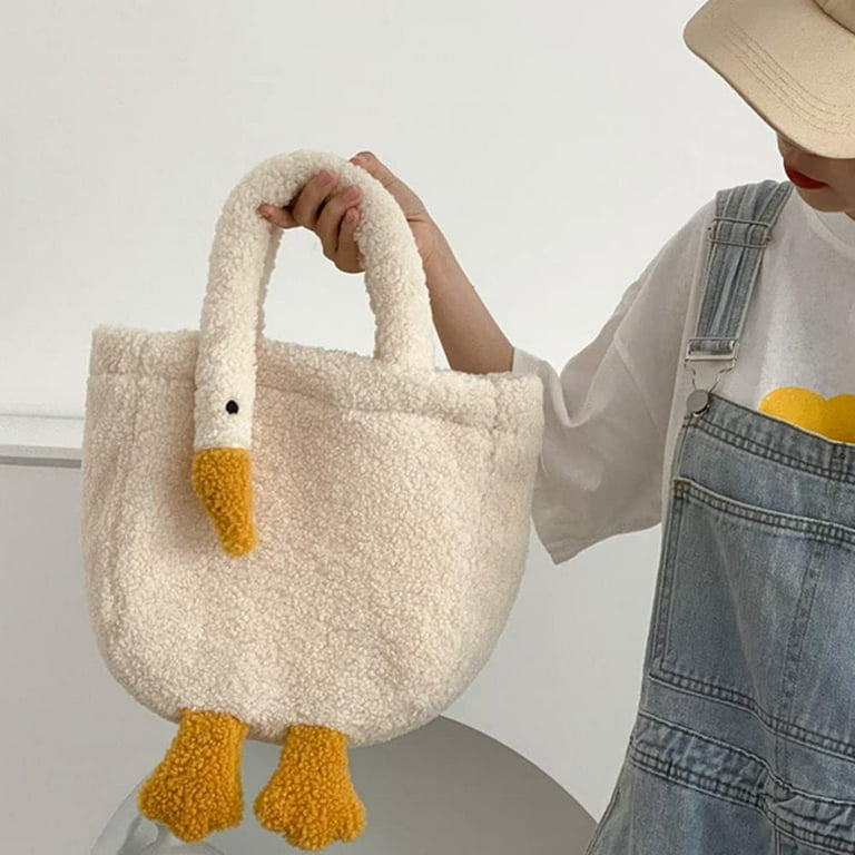 Crossbody Bags for Women, Clutch Purses for Women, Fluffy Goose