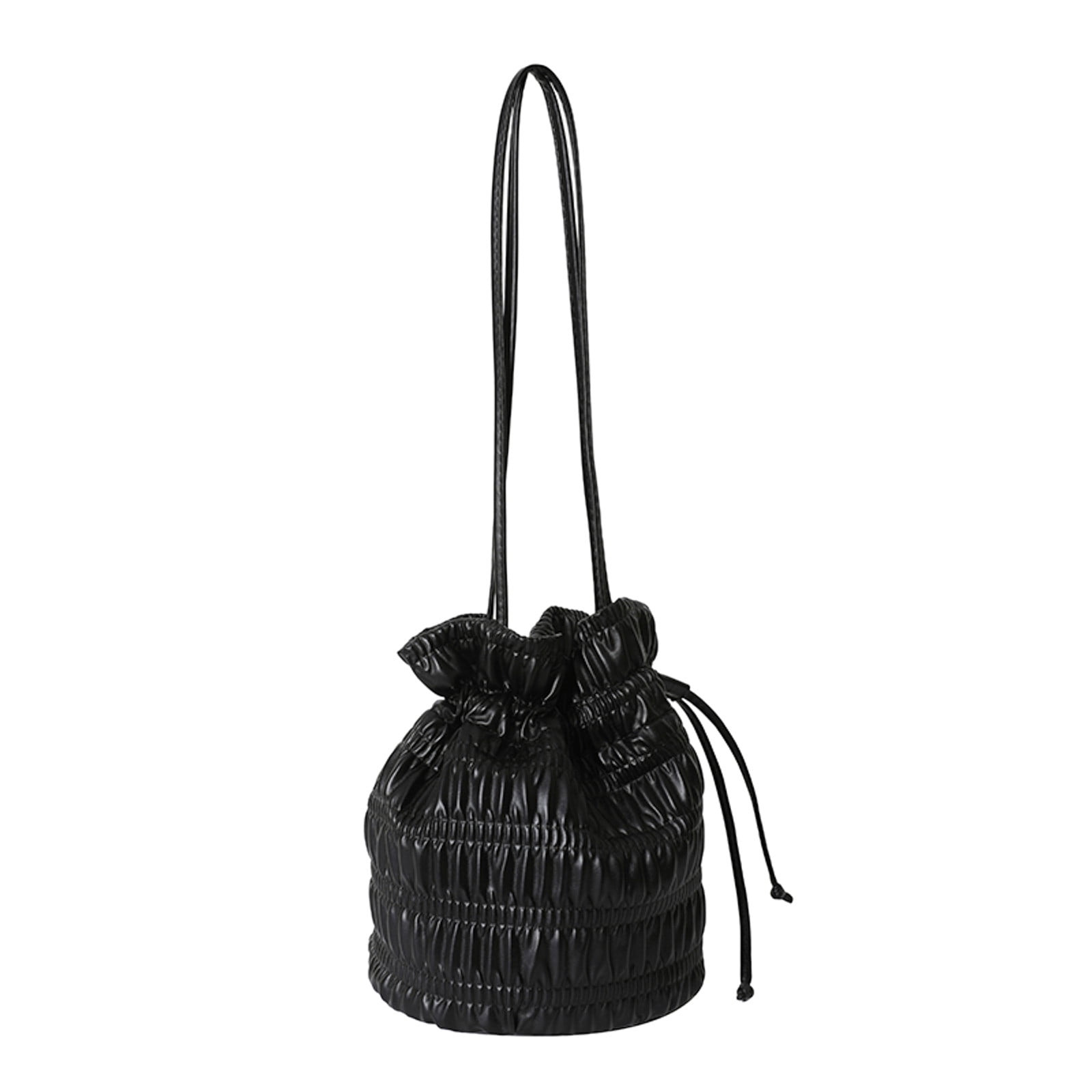 Women Solid Black PU Detachable Sling Strap Button-Up Quilted Regular  Laptop Bag - Berrylush