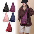 thumbnail image 1 of Crossbody Bags for Women Man, Waterproof Sling Bag Backpack Trendy Casual Cross Body Bags with Convertible Shoulder Strap Chest Bag for Camping Hiking Travel Commuting Essentials, 1 of 3