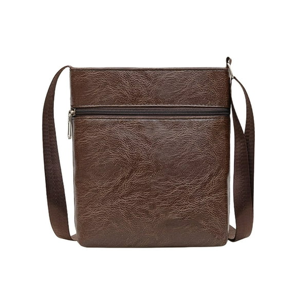 QTOCIO Multi Layer Storage Shoulder Rucksacks Texture Business Travel Crossbody Bag Large Capacity Commuting Handbag Men's Rucksacks