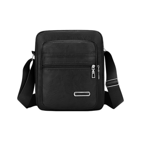 QTOCIO Multi Layer Storage Shoulder Rucksacks Texture Business Travel Crossbody Bag Large Capacity Commuting Handbag Men's Rucksacks
