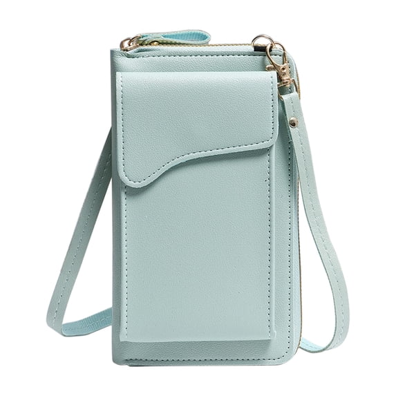 Crossbody Bags for Women, Pu Faux Leather Large Capacity Shoulder Bag with Cardholder, Phone Pouch, Wallet, Waterproof Lightweight Crossbody Purse 7.48"X1.57"X4.53" for Daily Commute, Shopping