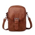 thumbnail image 1 of Crossbody Bags for Women Retro Soft Leather Shoulder Bag Fashion Handbag Multi Pocket Purse Casual Tote Satchel Bag with Adjustable Strap for Travel Shopping Beach Vacation Daily Use, 1 of 7