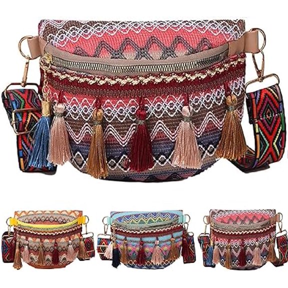 Crossbody Bags for Women, Shoulder Bag, Vintage Colorful Straw Braid Ethnic Style Tassel Bag Adds An Extra Touch of Fashion Charm and Make It Suitable for Everyday Wear or Special Situations, Khaki