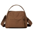 thumbnail image 1 of Crossbody Bags for Women Versatile Multi -Pocket Handbag with Zipper Top Handle Shoulder Bag Adjustable Strap for Shopping Work School & Daily Use (Coffee), 1 of 7