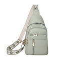 thumbnail image 1 of Crossbody Bags for Women 18 in x 6 in x 30 in Sling Bag with Zipper Hidden Pocket and Adjustable Shoulder Strap, 1 of 6
