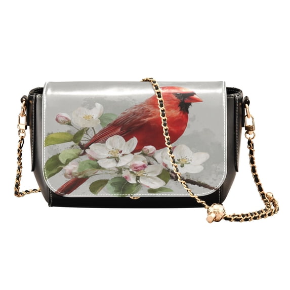 Crossbody Bags for Women Casual Lightweight Travel Handbags Beautiful Red Bird